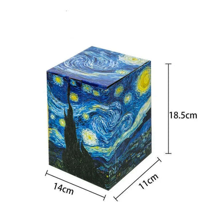 Van Gogh Ceramic Vase Bone China Pastoral Style Apricot Tree Home Decor Table Decoration Accessories
