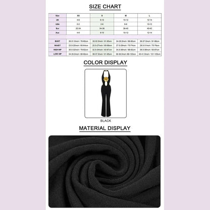 VC Black Jumpsuit With Gold Lining 3D Stero Flower Details Key Hole Halter Backless Hollow Out Rommpers Cocktail Party Outfits