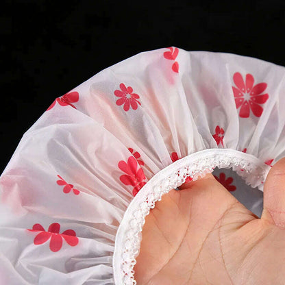 Waterproof Bath Hat Thickened Waterproof and Oil Fume Cap Women Spa Hair Salon Supplies Shower Cap Bathroom Caps Accessories