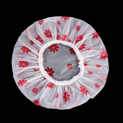 Waterproof Bath Hat Thickened Waterproof and Oil Fume Cap Women Spa Hair Salon Supplies Shower Cap Bathroom Caps Accessories