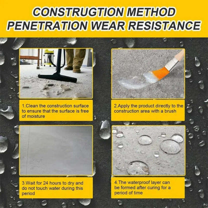Waterproof Coating Sealant Agent Invisible Paste Glue With Brush Repair Home Roof Transparent Bathroom Antileak Glue 300g/900g