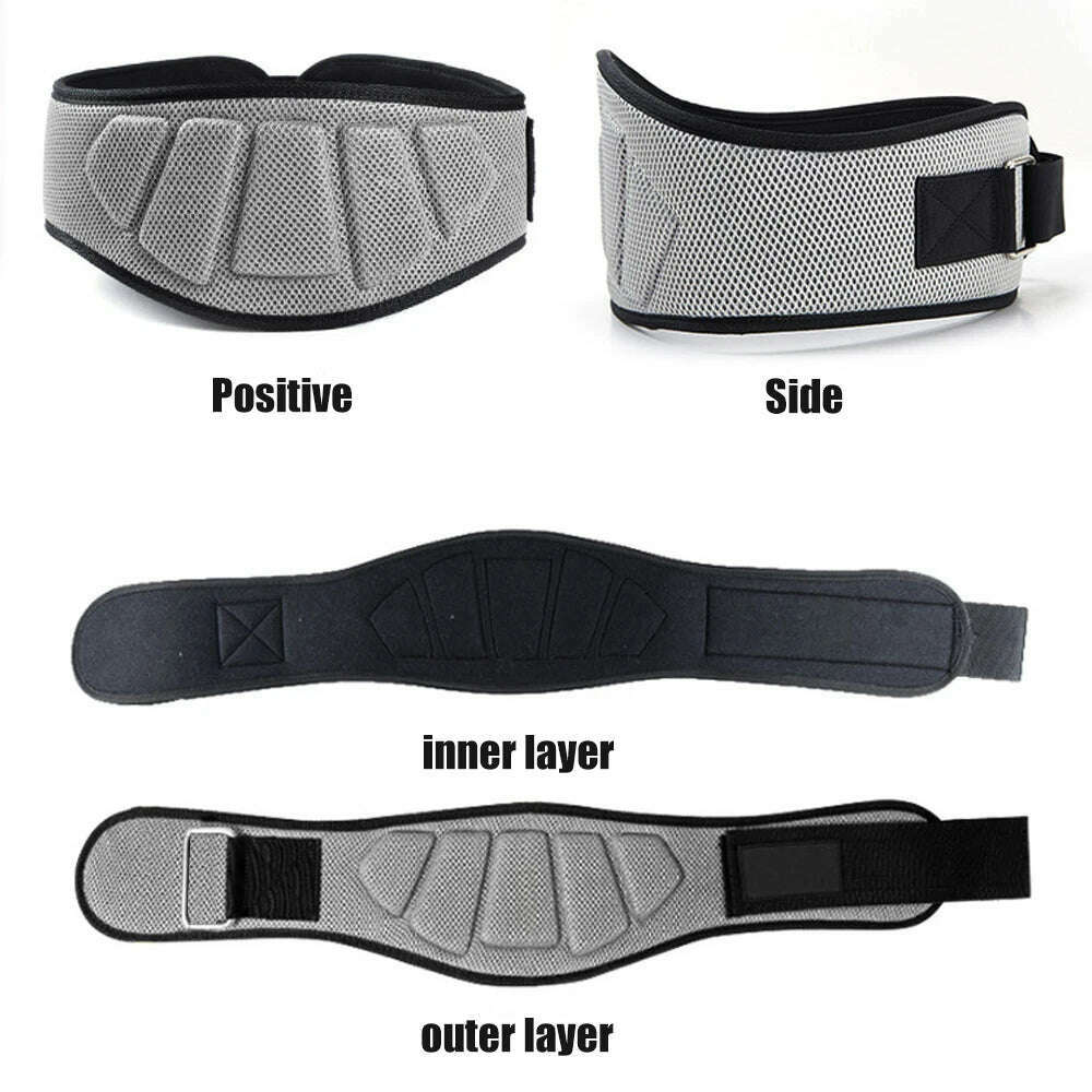 Weight Lifting Belts for Men and Women - Weight Lifting Core & Lower Back Support Workout Waist Belt for Weightlifting, Fitness