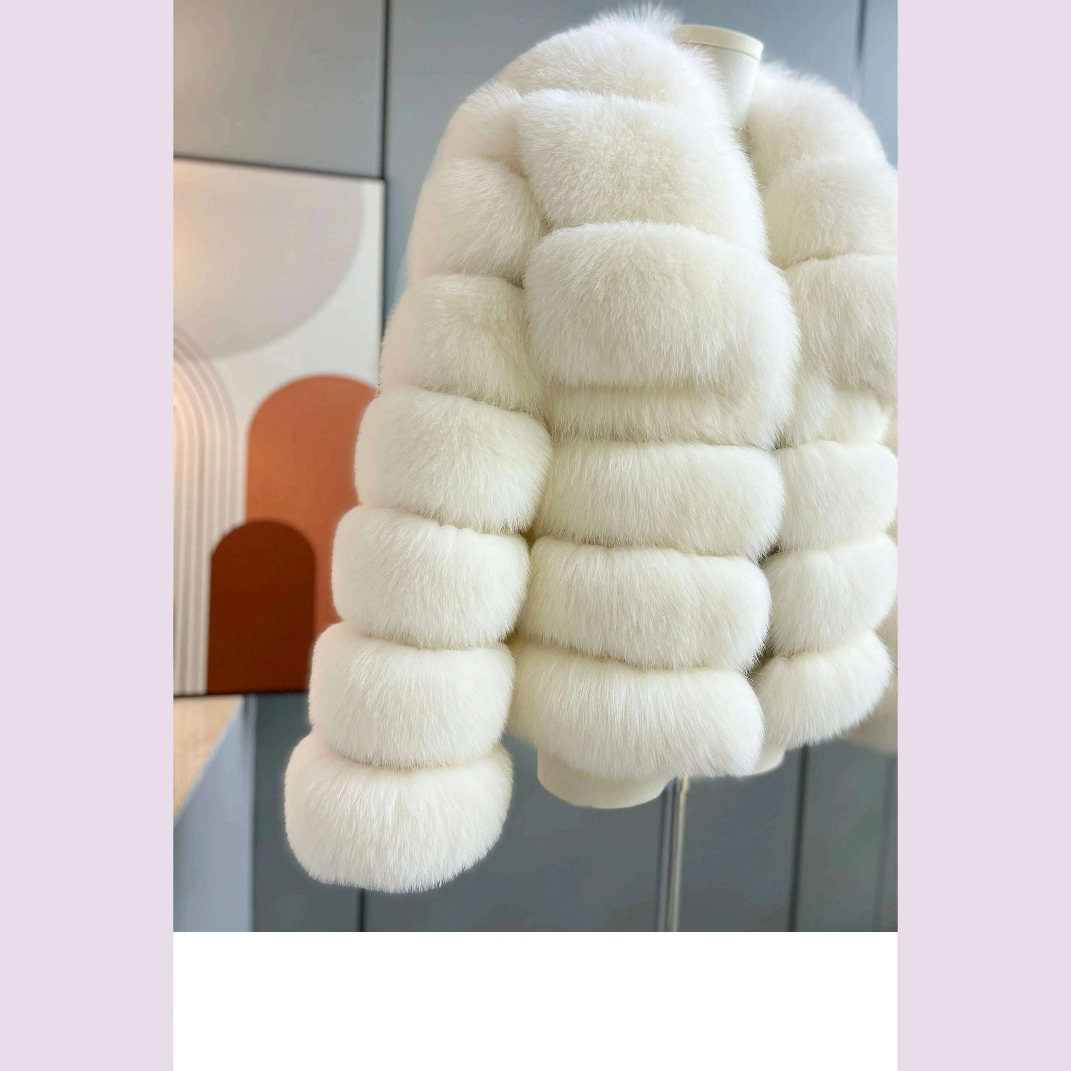 Whole leather fox fur coat short style young women's new coat