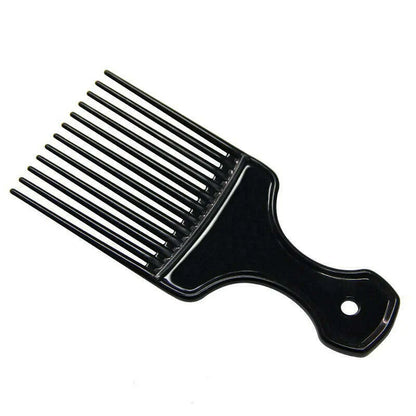 Wide Teeth Brush Pick Comb Fork Hairbrush Insert Hair Pick Comb Plastic Combs For Curly Afro Hair Styling Tools For Women Men