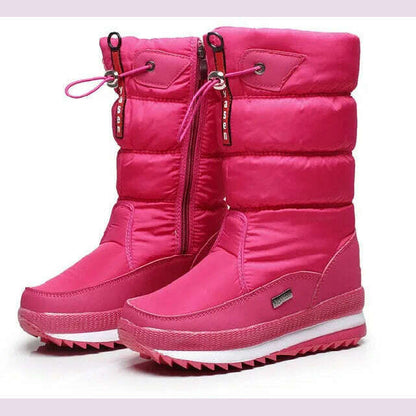 Women Snow Boots Platform Winter Boots Thick Plush Waterproof Non-slip Boots Fashion Women Winter Shoes Warm Fur Botas mujer