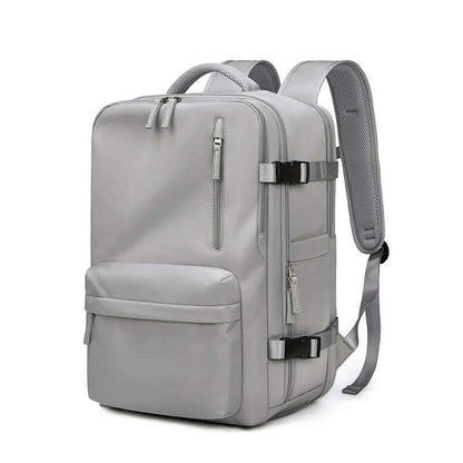 Women Travel Backpack 16 Inch Girl Expanded 39L USB Charging Business Laptop Backpack with Shoe Bag Waterproof Hiking Backpack