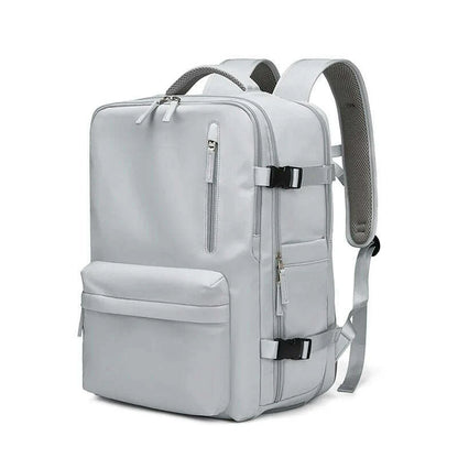 Women Travel Backpack 16 Inch Girl Expanded 39L USB Charging Business Laptop Backpack with Shoe Bag Waterproof Hiking Backpack
