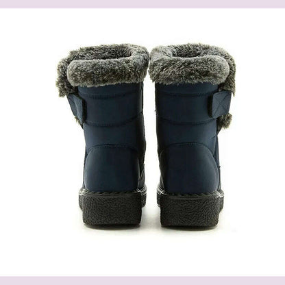 Women's Boots 2024 Trend Winter Shoes For Woman Winter Boots Ankle Low Heels Botas Mujer Waterproof Snow Boots With Fur Shoes