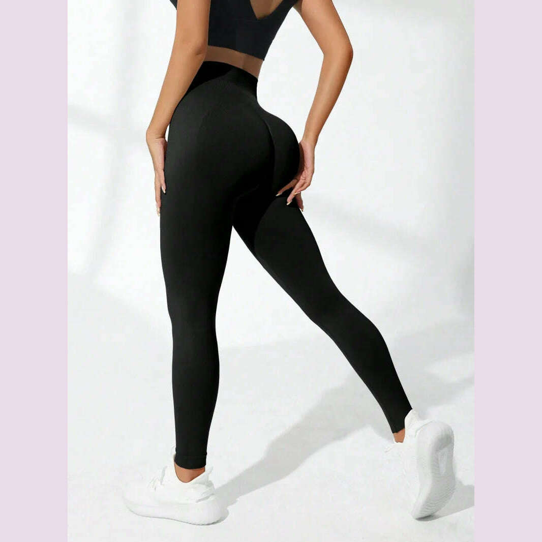 Women's High Waist Yoga Leggings Seamless High Stretchy Butt Lifting Breathable Sports Pants for Women Gym Leggings