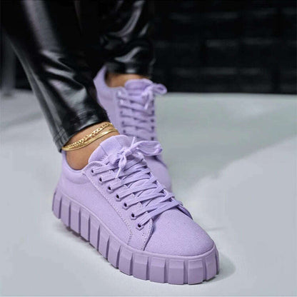 Women's Shoes Autumn New Designer Women's Shoes Women's Thick-soled Sports Shoes Outdoor Comfortable Casual Shoes Large Size 43