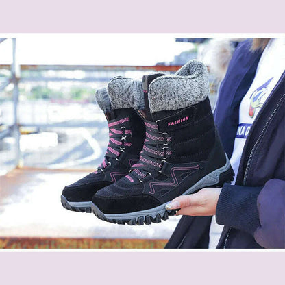 Women's Snow Boots Winter Plush Warm Platform Women's Ankle Boots Wear-resistant Waterproof Non-slip Lady Snow Boots for Womens