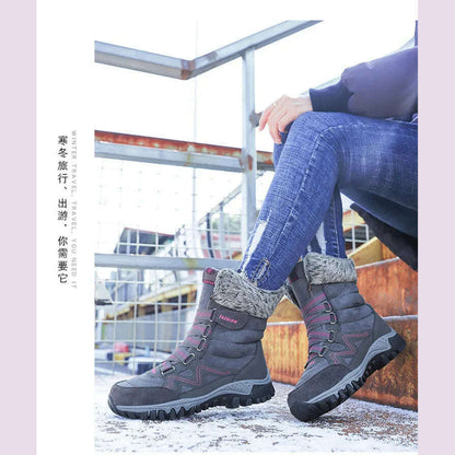 Women's Snow Boots Winter Plush Warm Platform Women's Ankle Boots Wear-resistant Waterproof Non-slip Lady Snow Boots for Womens