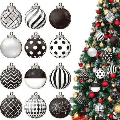 Wooden Dwarf Christmas Tree Ornaments Set Wood Christmas Tree Hanging Ornaments Kits Home Decor Party Holiday Wooden Ornaments