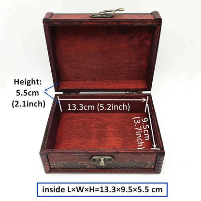 Wooden Tarot Cards Box Astrology Witch Divination Case Storage Bag Pouch Oracle Dice Accessories L756