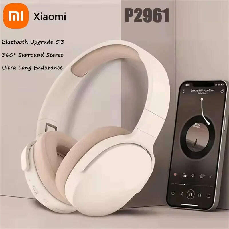 Xiaomi P2961 Wireless Headphones Bluetooth 5.3 Earphone Stereo HIFI Headset Game Earbuds With Mic For Samsung iPhone 2024 New