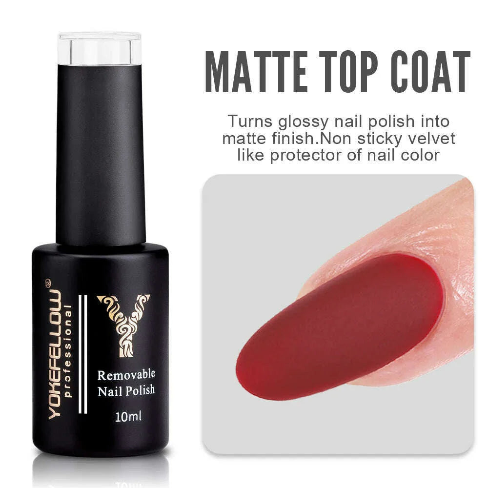 YOKEFELLOW 10ml 9D Cat Magnetic Gel Polish Semi Permanent Soak Off  Rainbow Glitter Nail Gel Polish UV Gel Varnish For Manicure