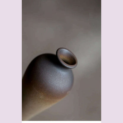 Zen Rough Pottery Tea Pet Ornaments Ceramic Vase Tea Table Decor Living Room Desktop Decoration Retro Tea Ceremony Accessories